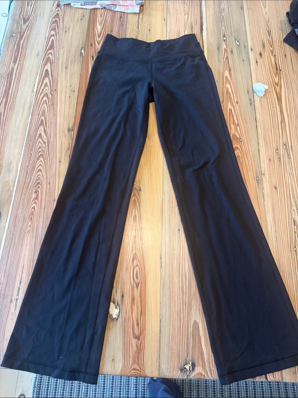lululemon athletica Black Boot-Cut Yoga Pants